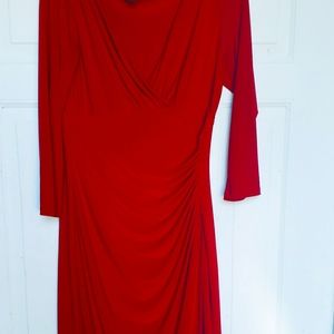 Red womans dress